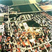 Luftbild 1987 - Neue Ortsmitte